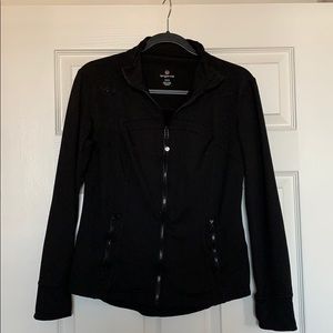 Black Yoga Zip-Up